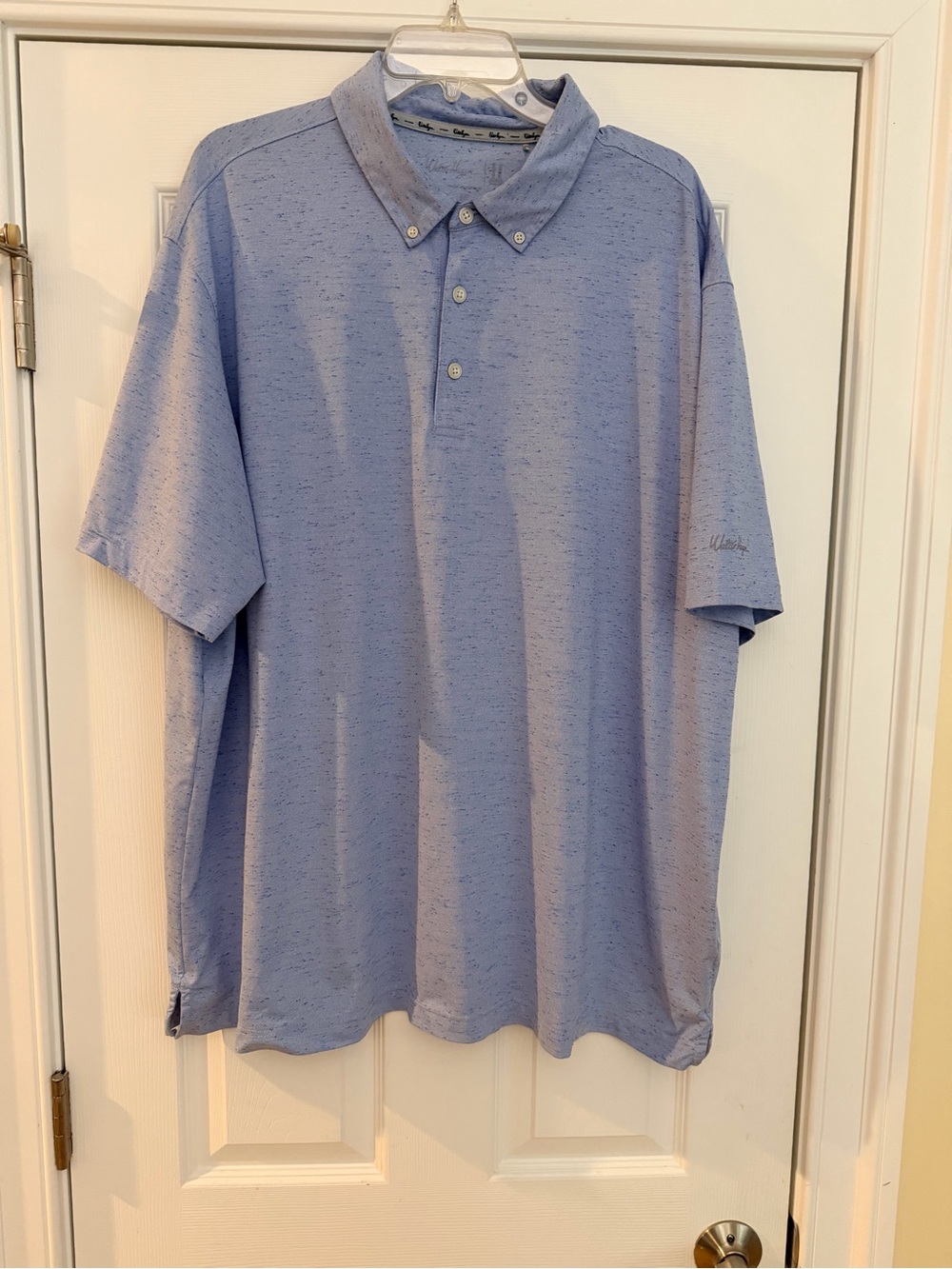 Men's Size 2X "Walter Hagen" Light Blue Polo Shirt GUC